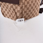 Gucci Gucci Guccissima Beige Canvas Waist Bag  AGL1010