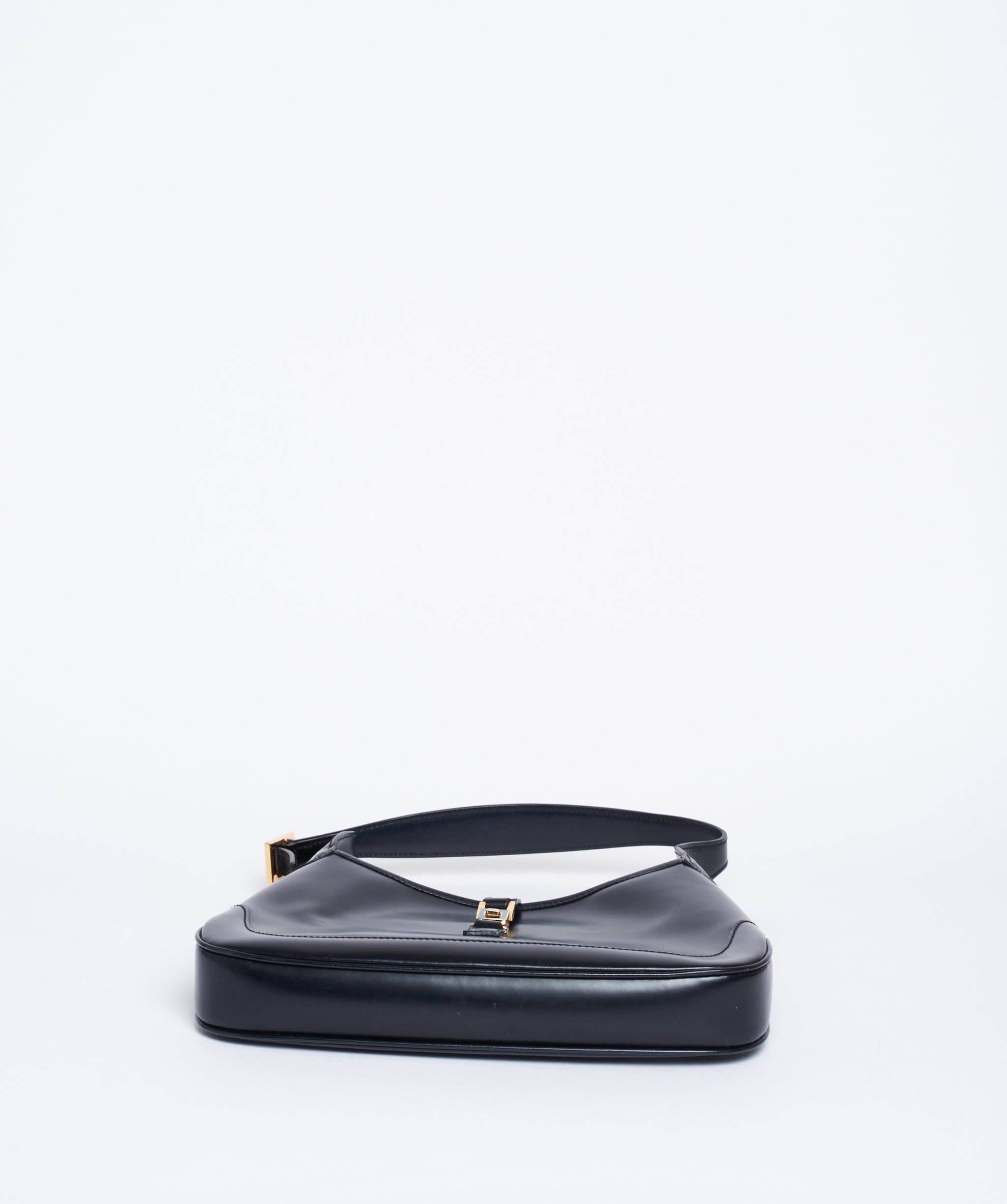 Gucci GUCCI Jackie Shoulder Bag Black Leather