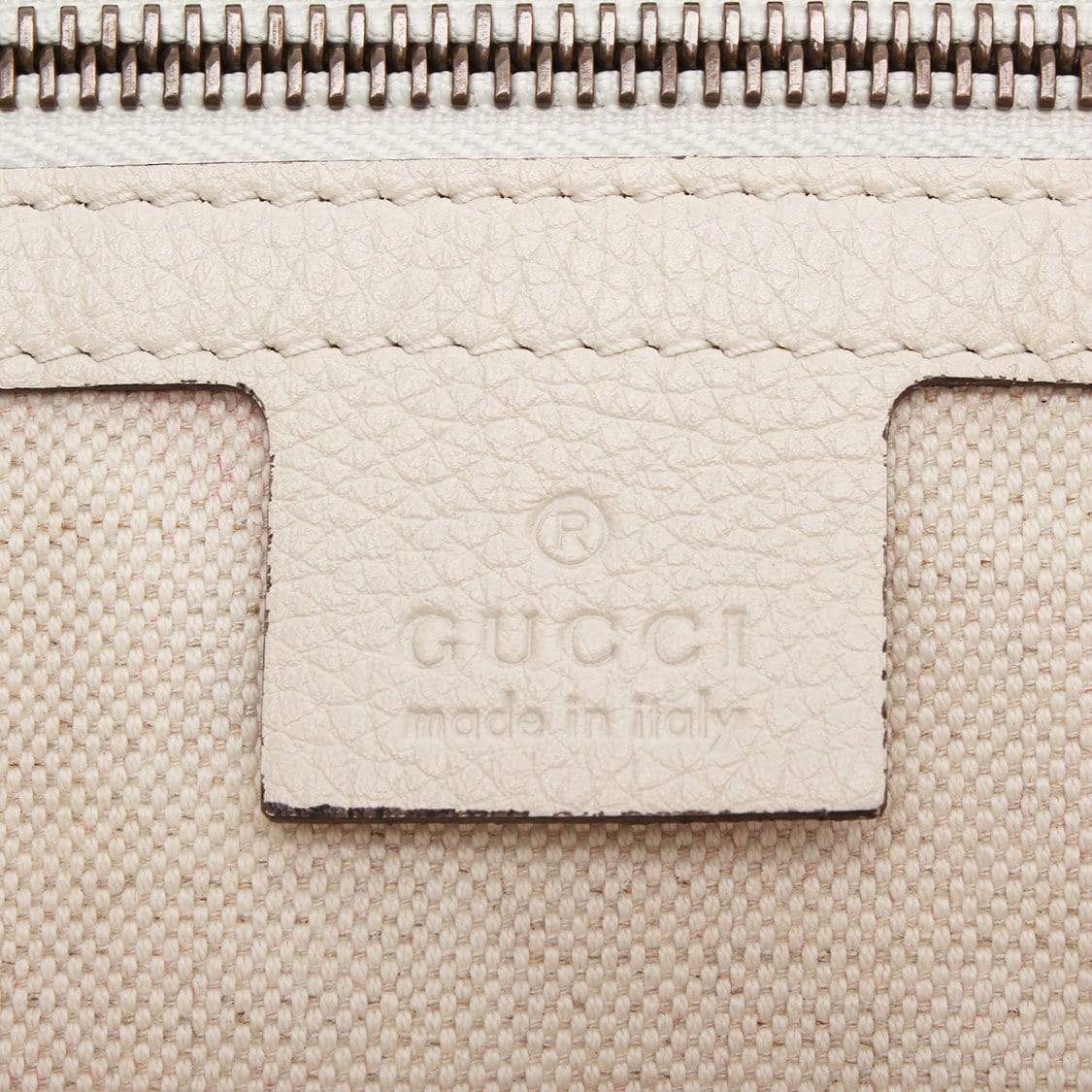 Gucci Gucci Leather Logo Crossbody Bag