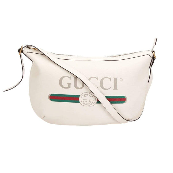 Gucci Gucci Leather Logo Crossbody Bag