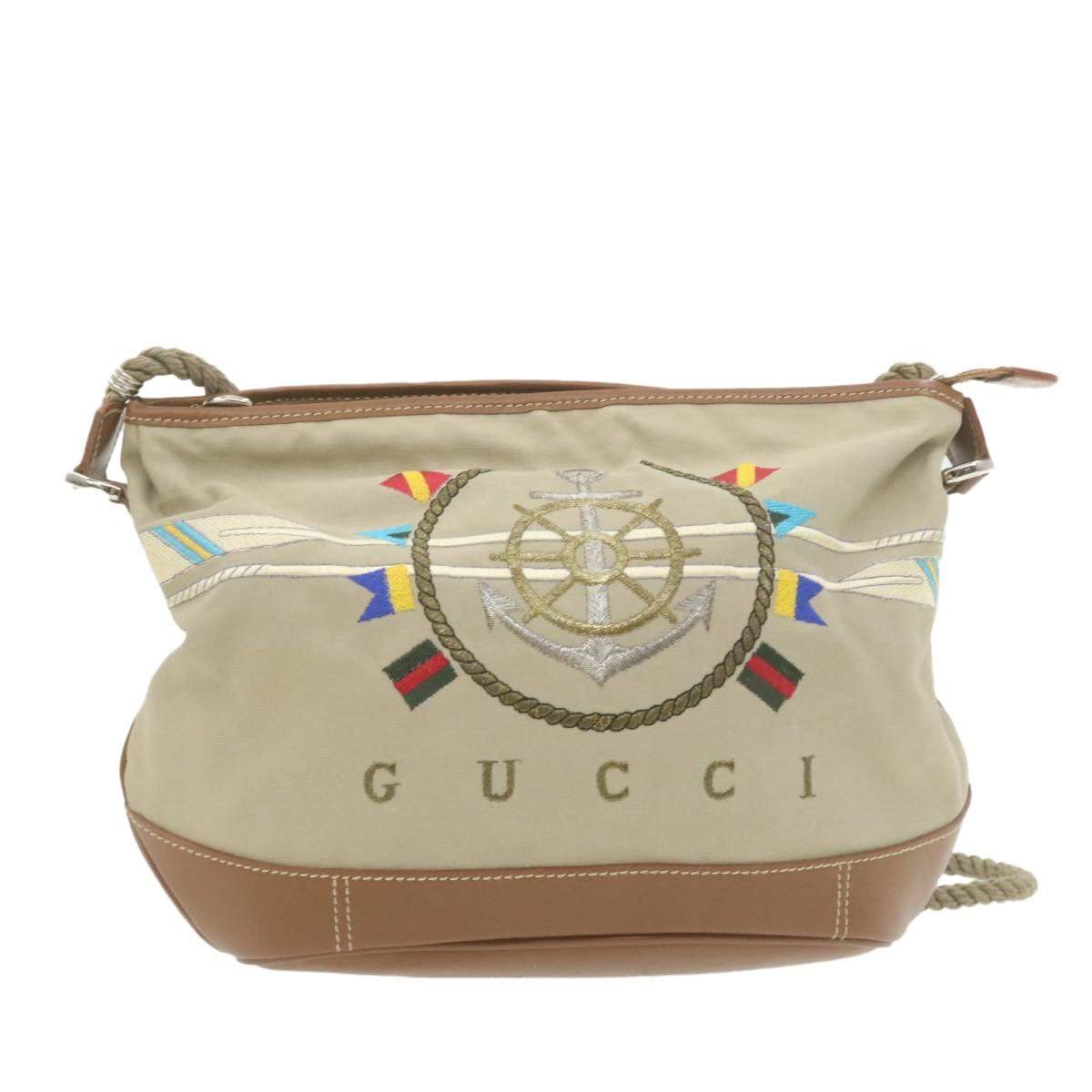 Gucci Gucci Marine Canvas Crossbody Bag MW2739