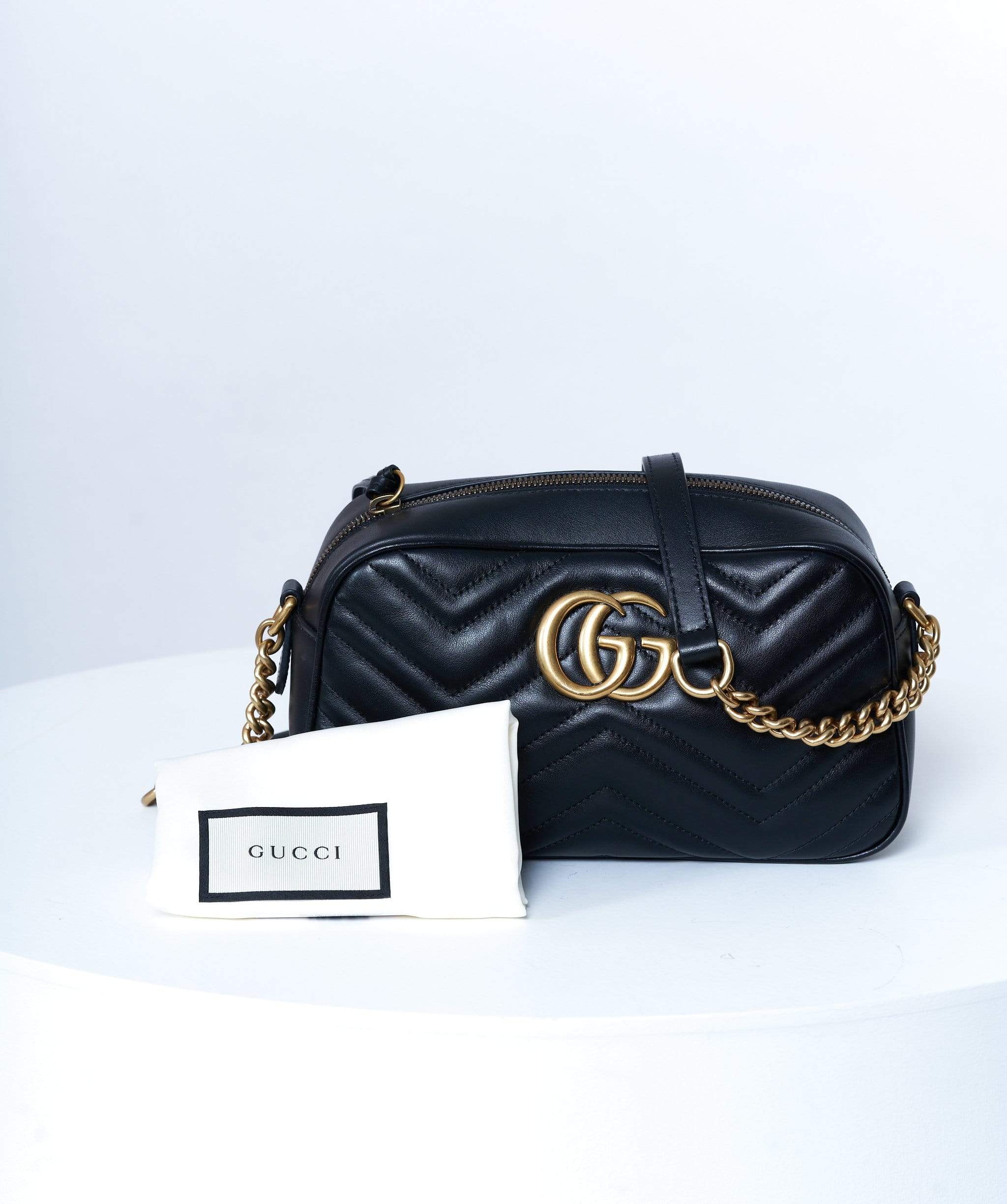 Gucci Gucci Marmont Black Camera Bag