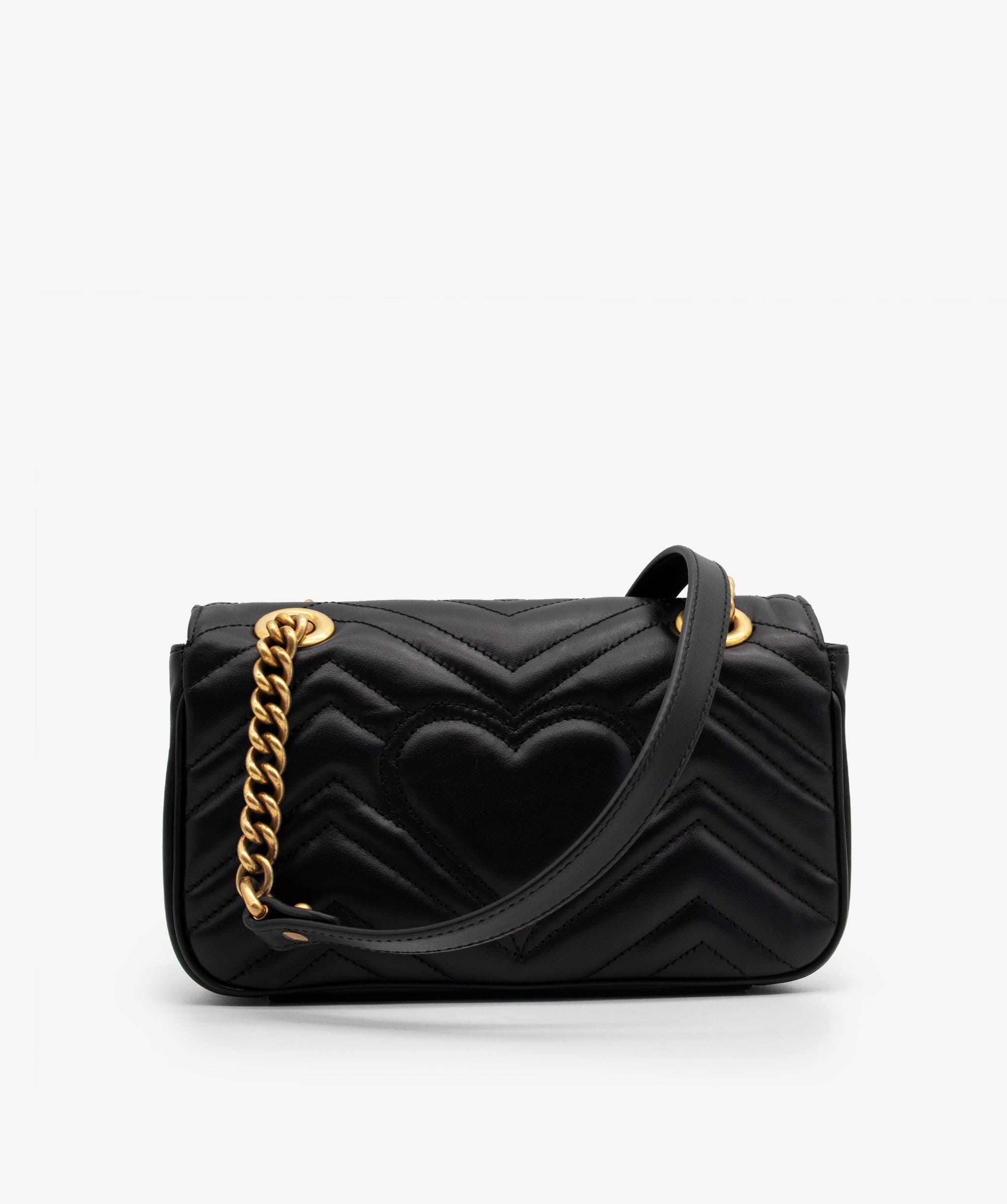 Gucci Gucci Marmont Black Leather Shoulder bag