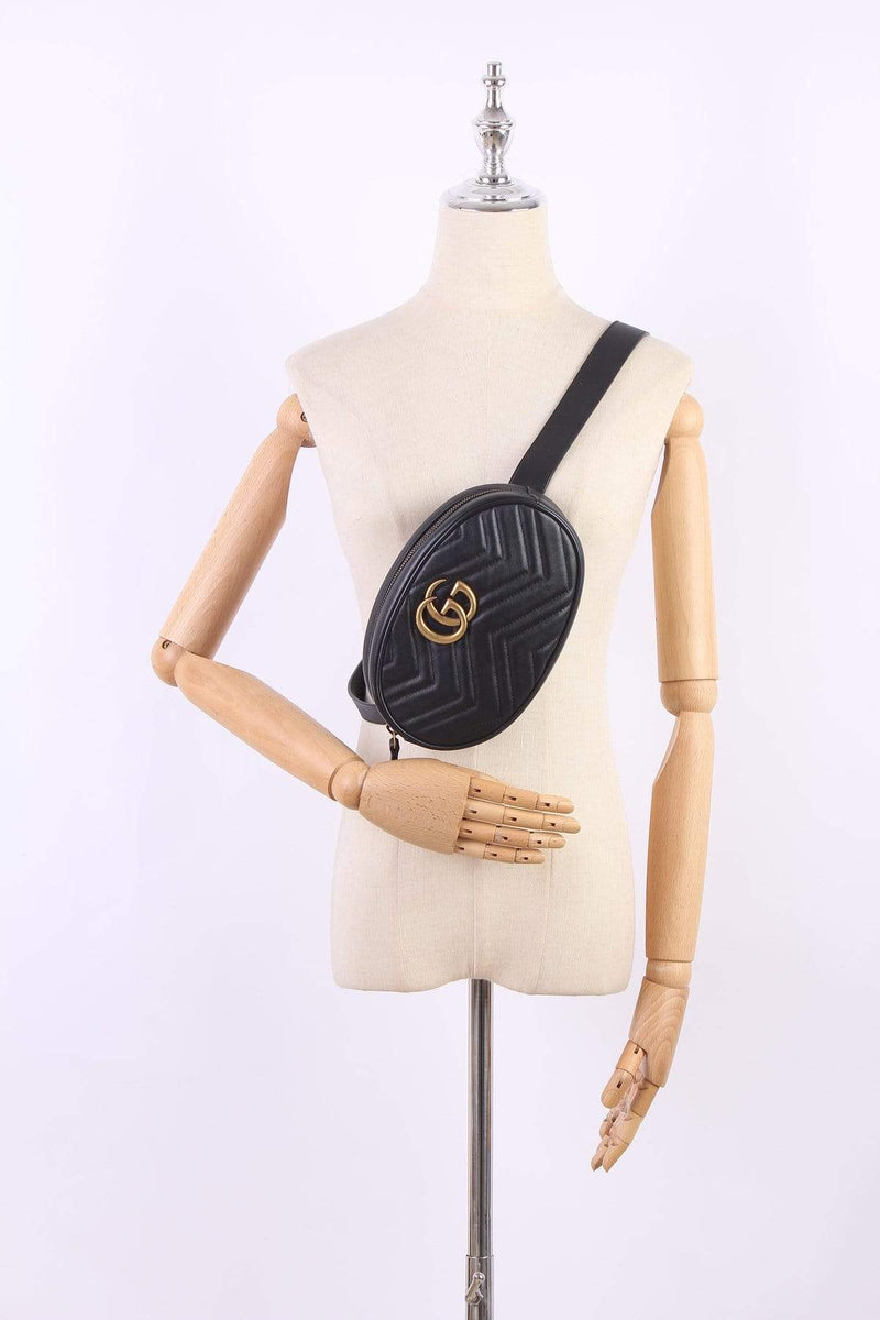Gucci Gucci Marmont Leather Belt Bag RCL1031