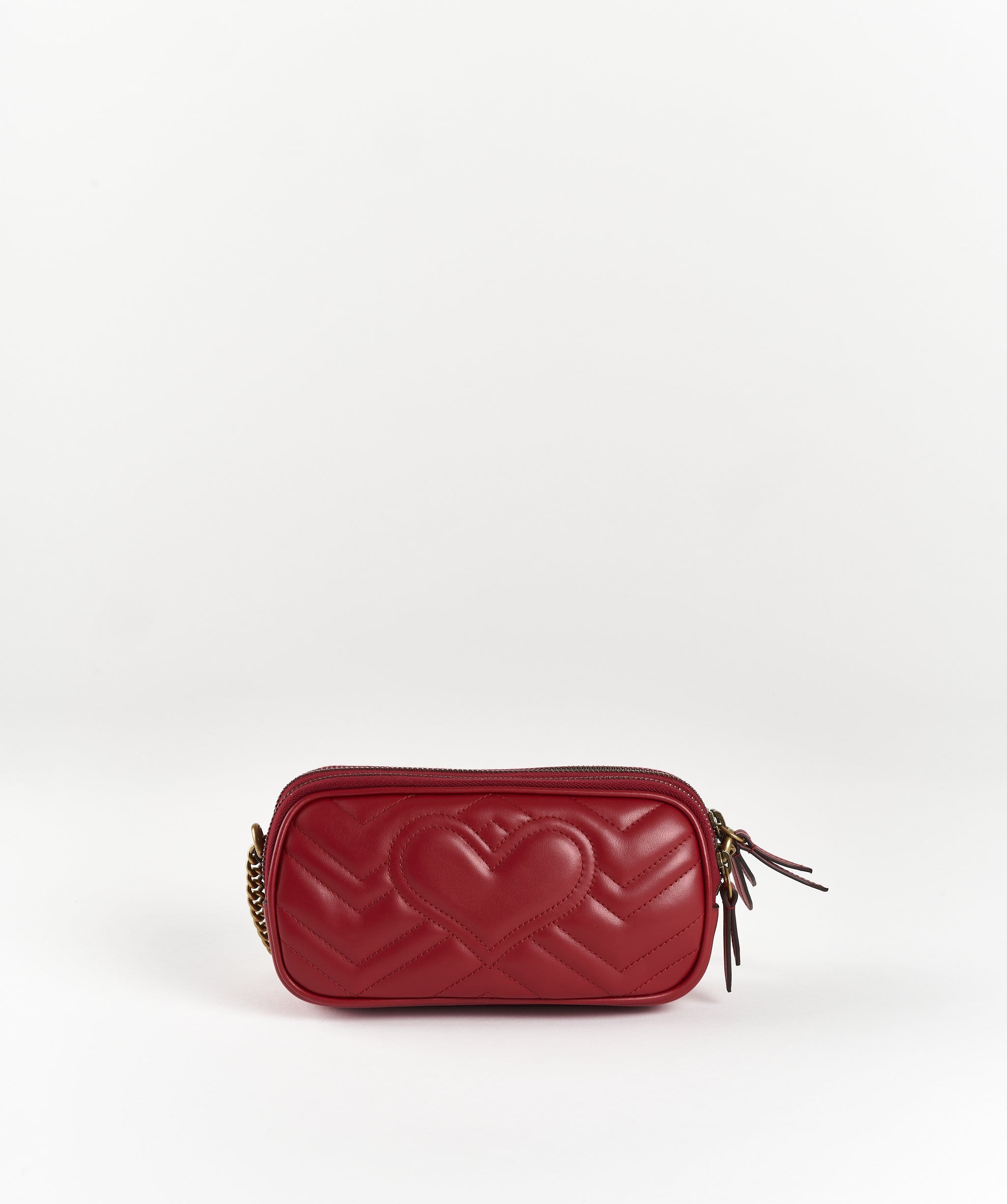 Gucci Gucci Marmont red chain bag