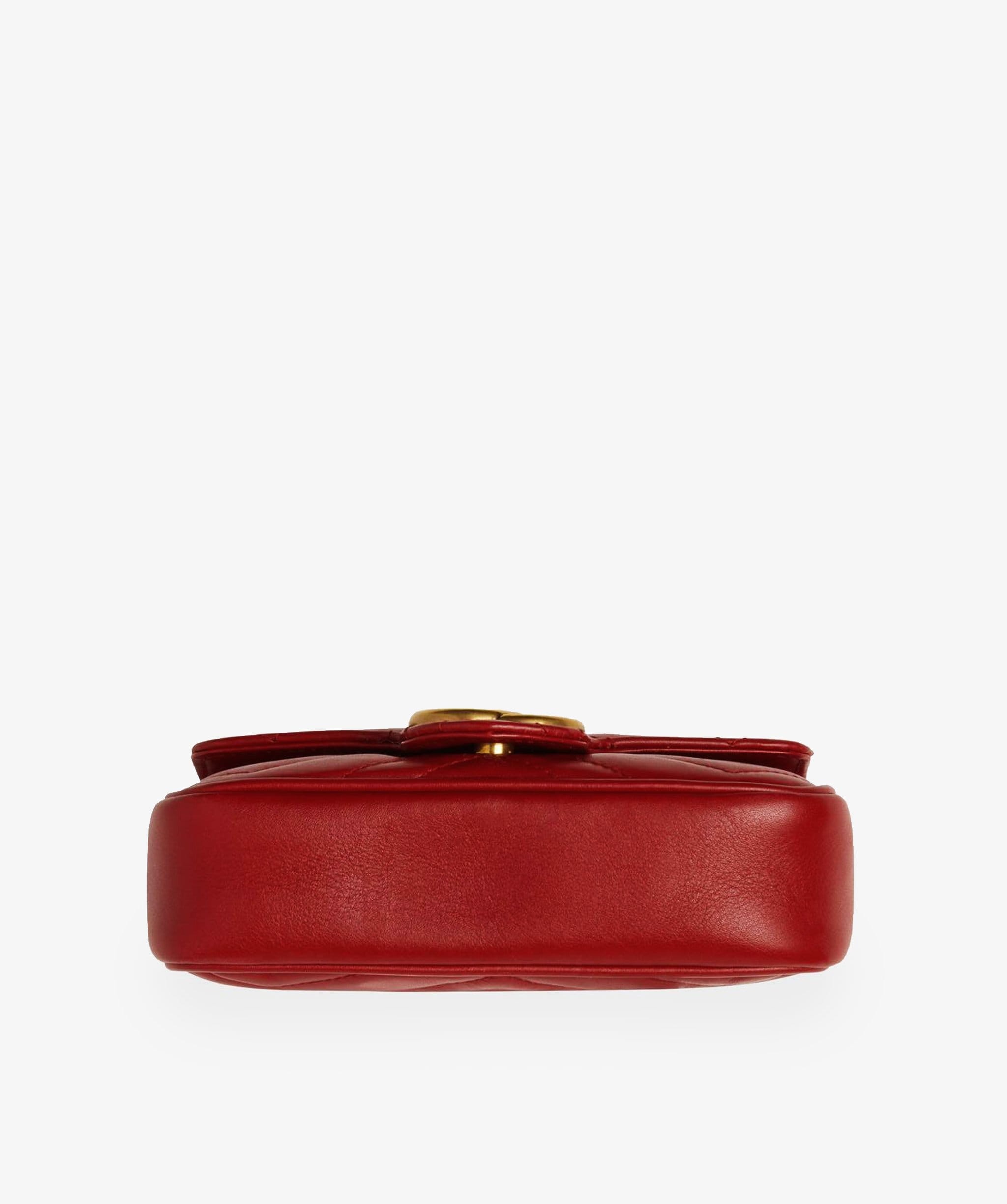 Gucci Gucci Marmont Red Shoulder Bag RJL1119