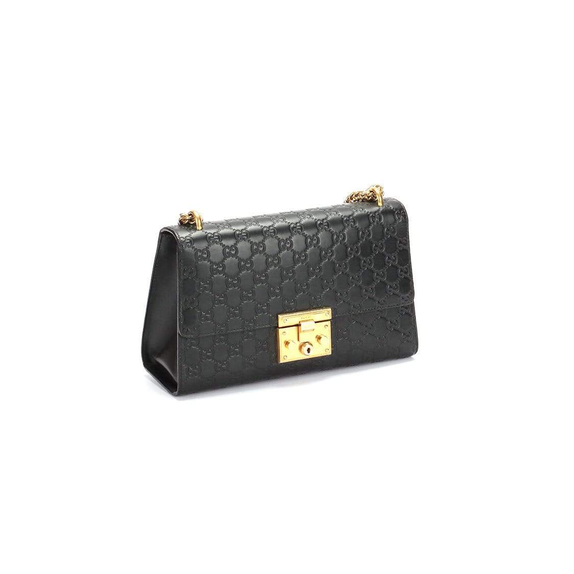 Gucci Gucci Medium Guccissima Padlock Crossbody Bag - RCL1164