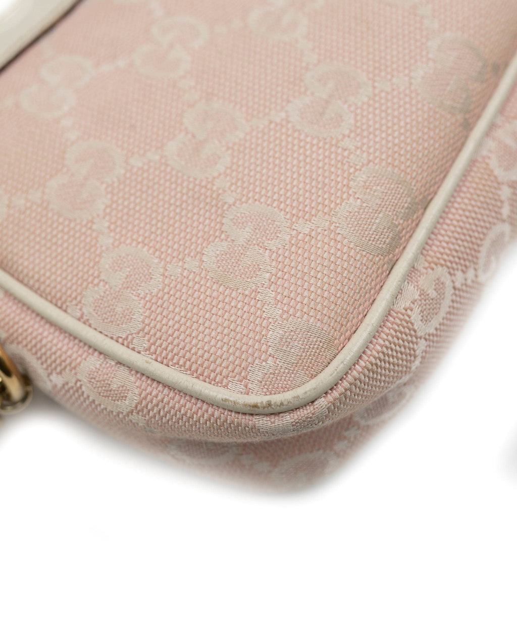 Gucci Pink GG canvas pochette - AGC1401 – LuxuryPromise