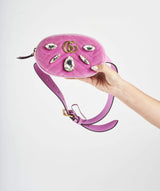 Gucci Gucci Pink Velvet Embellished Waist bag