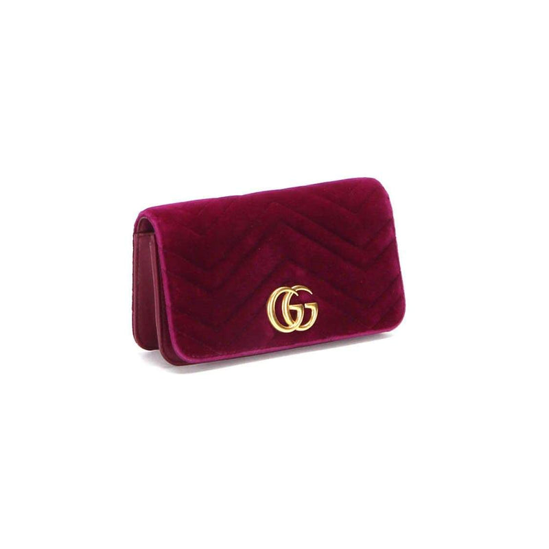 Gucci Gucci Purple Mini Velvet GG Marmont - RCL1176