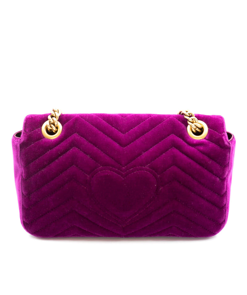 Gucci velvet bag purple new arrivals