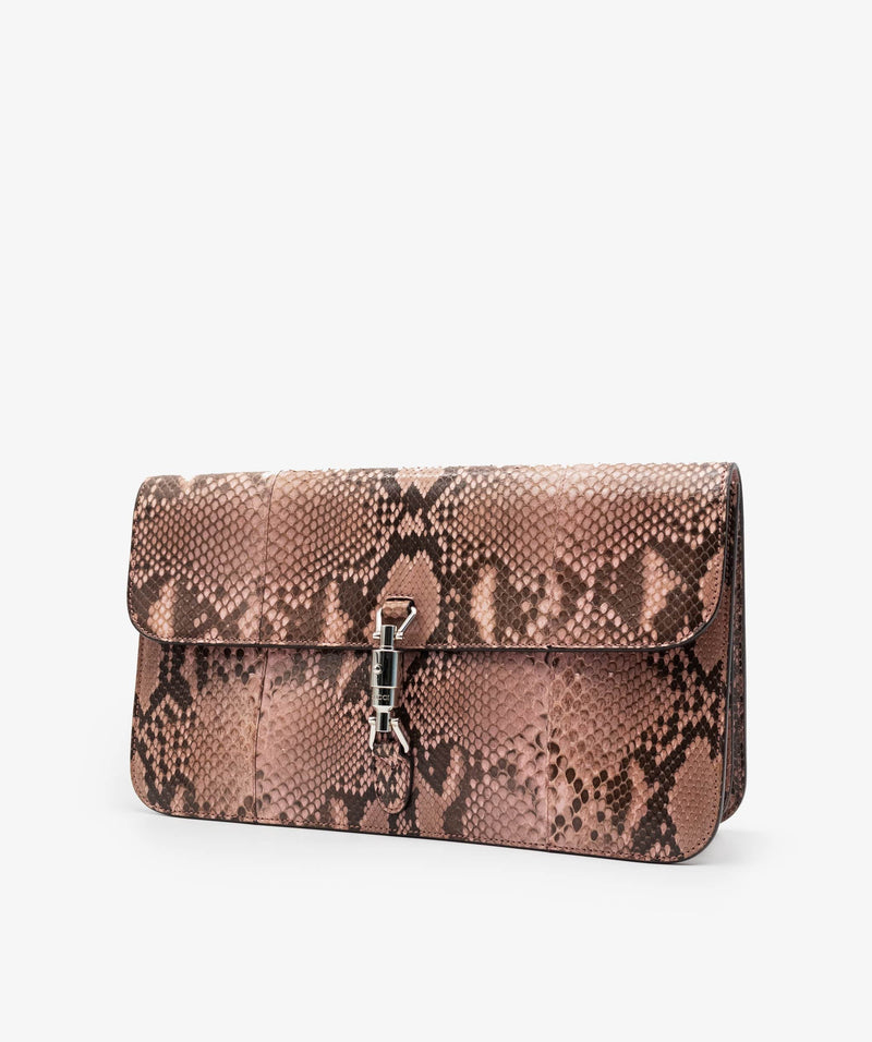 Gucci store snakeskin clutch