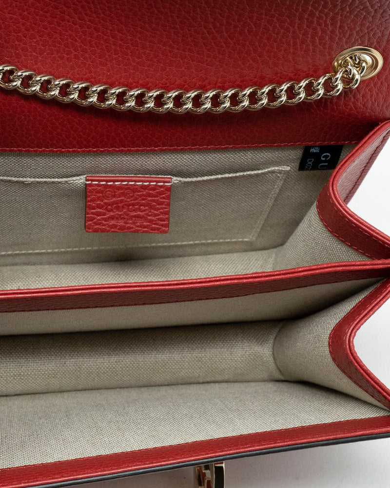 Gucci bags best sale red color