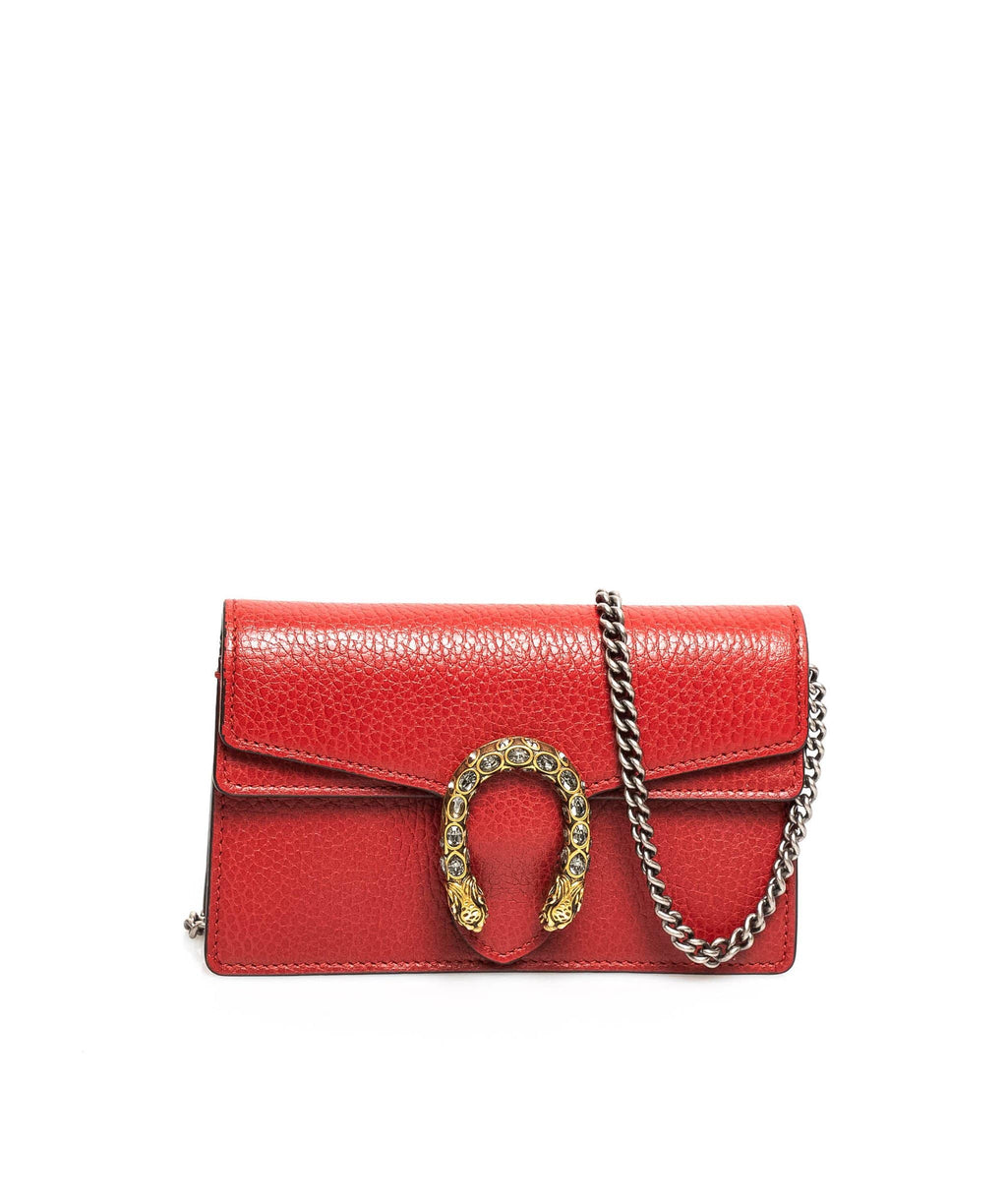 Gucci Red Leather Mini Dionysus WOC - AGL1360 – LuxuryPromise