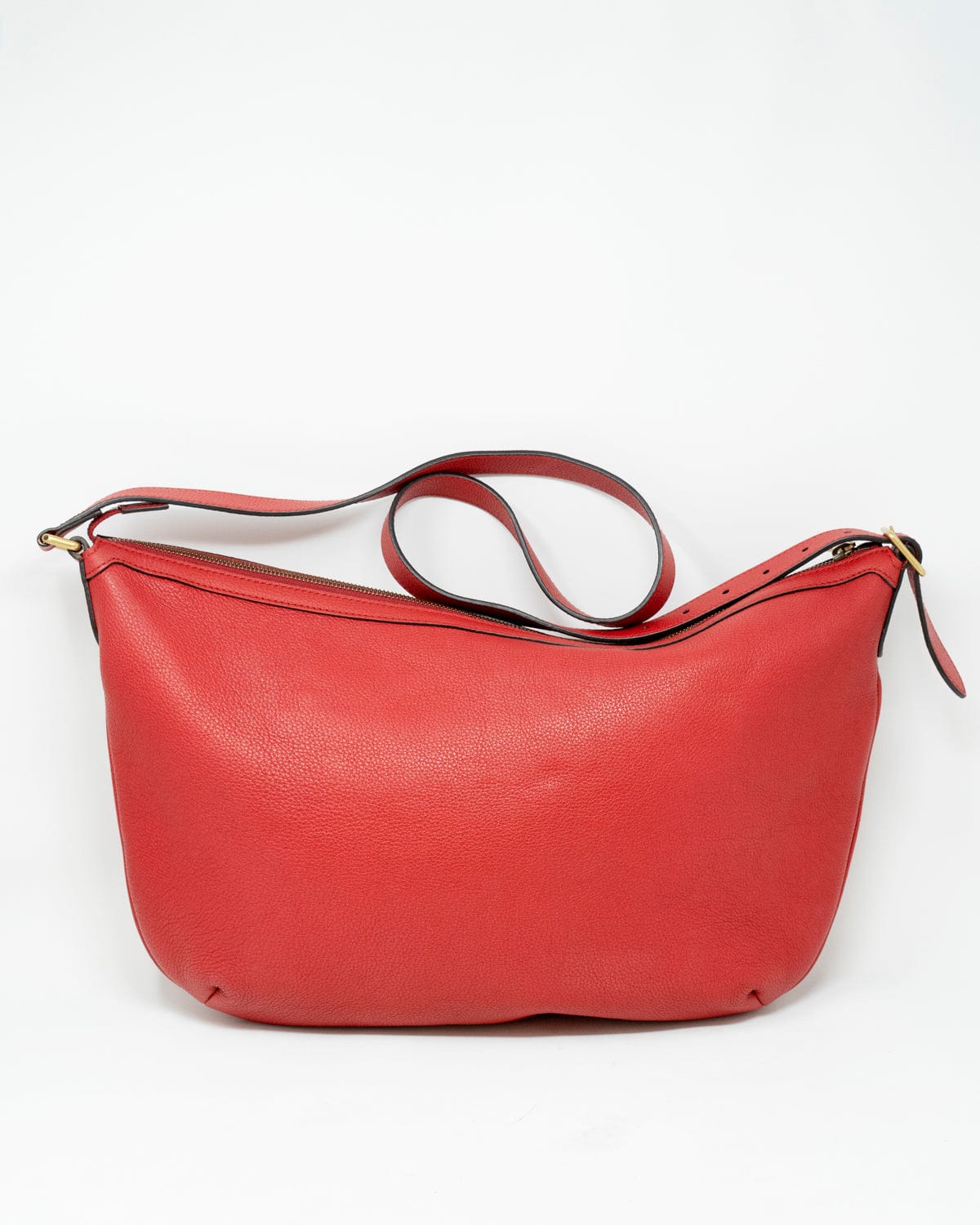 Gucci Gucci red slouchy logo messenger style bag - AWL3221