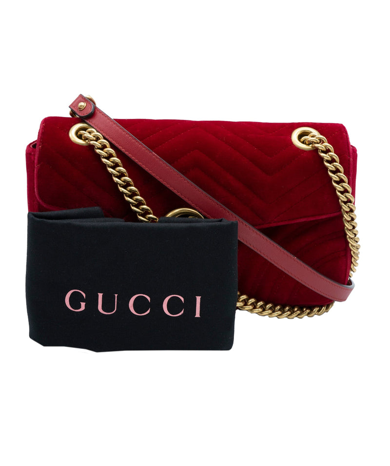 Gucci marmont red velvet - Gem
