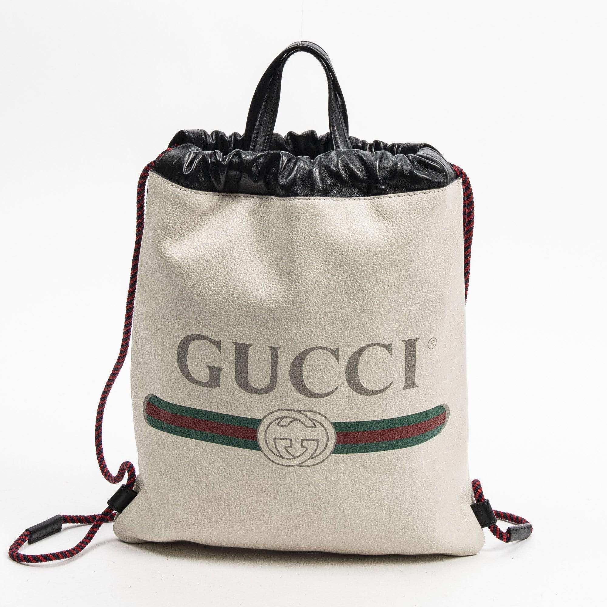 Gucci Gucci Small Top Handle Drawstring Backpack - AWL1961