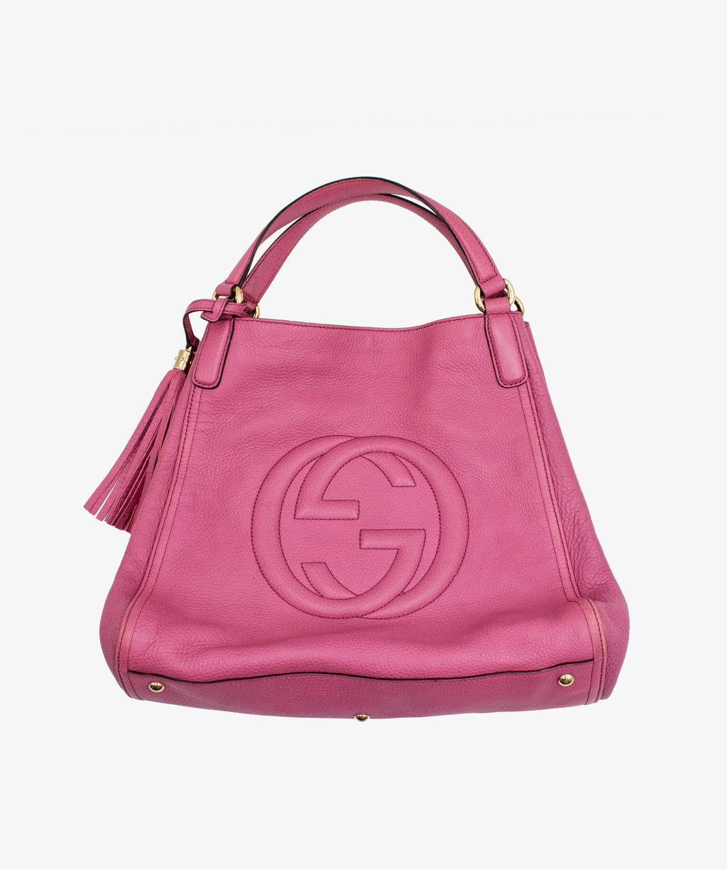Hand - Pink - GUCCI - GG - Mini - toddler gucci kids leather sandal - Bag -  113009 – dct - Bag - Boston - Leather - Canvas - ep_vintage luxury Store