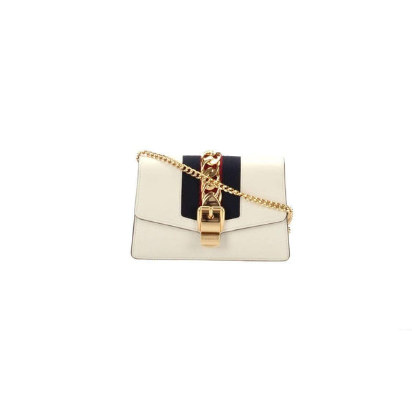 Gucci white sale mini sylvie bag