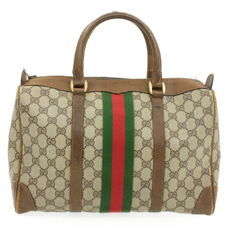Gucci, Bags, Gucci Vintage Gg Boston Bag