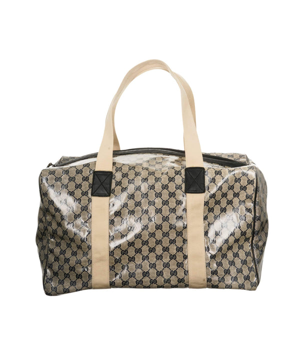 Gucci Gucci supreme canvas duffle travel bag AGC1390
