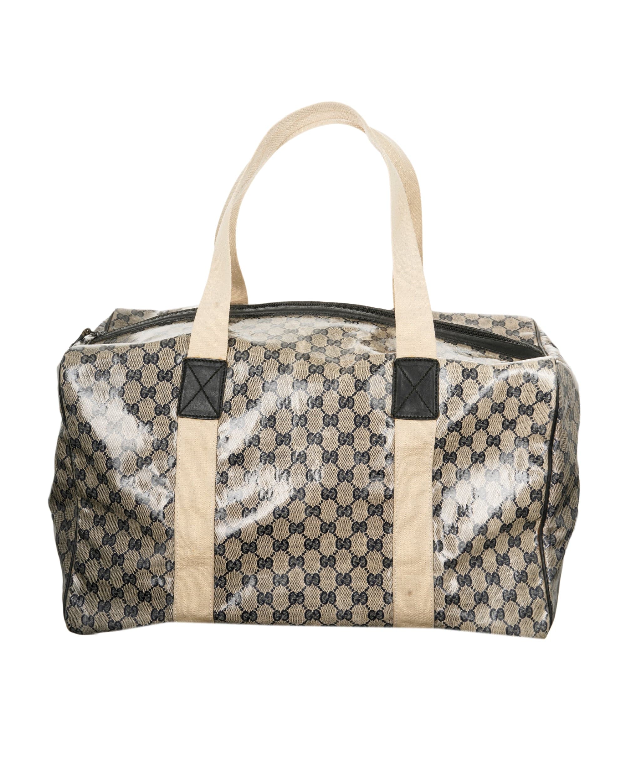 Gucci Gucci supreme canvas duffle travel bag AGC1390