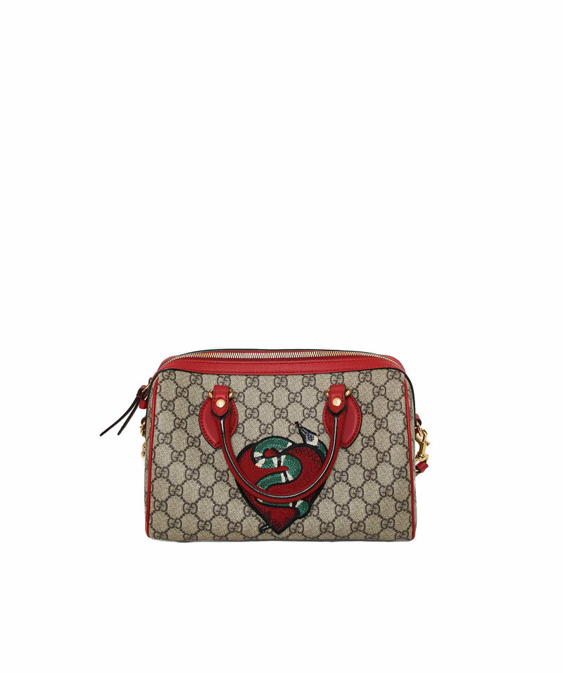 Gucci Gucci tattoo red heart boston bag - ADL1143