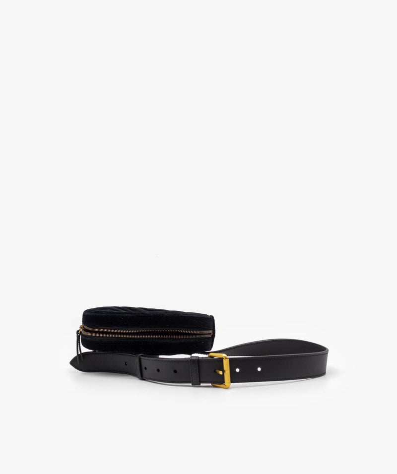 Gucci Gucci Velvet Marmont Belt Bag NW5377