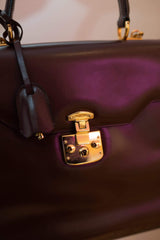 Gucci Gucci Vintage Lady Lock Top Handle Brown Hand Bag - AWL1945