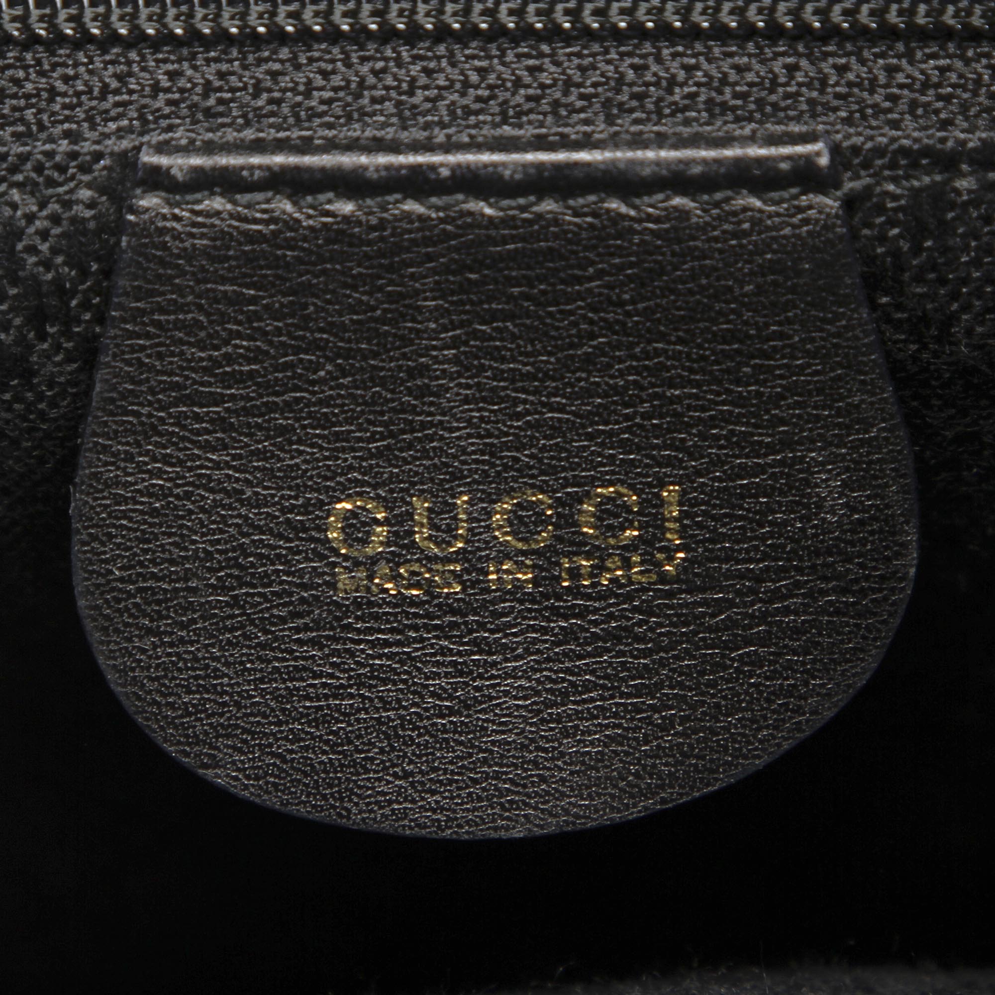 Gucci Gucci Vintage Small Bamboo Black  Backpack NW5322