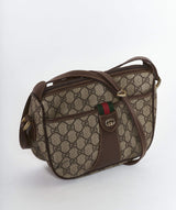 Gucci GUCCI Web Supreme GG Canvas Shoulder Bag
