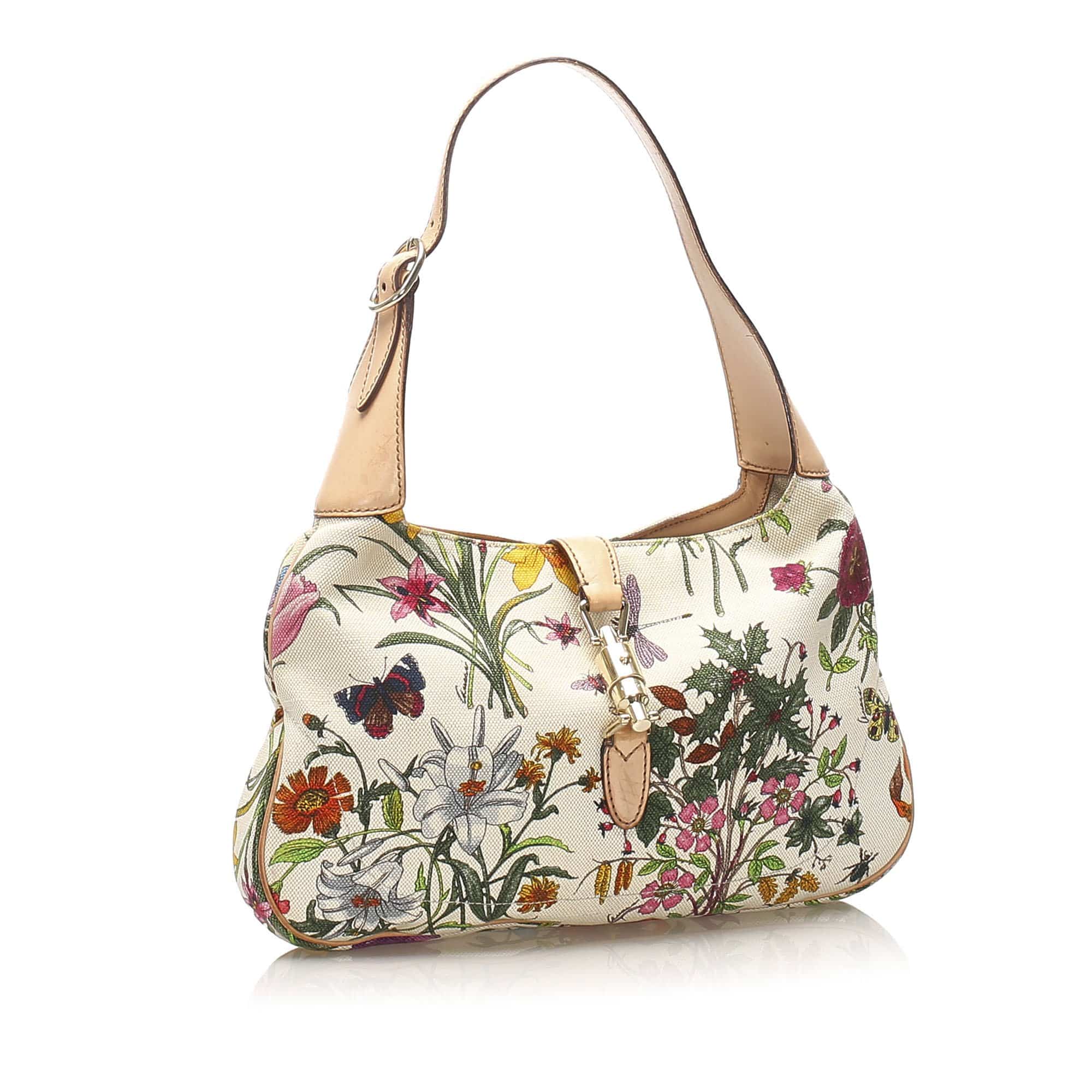 Gucci Guccissima Floral Jackie O Bag