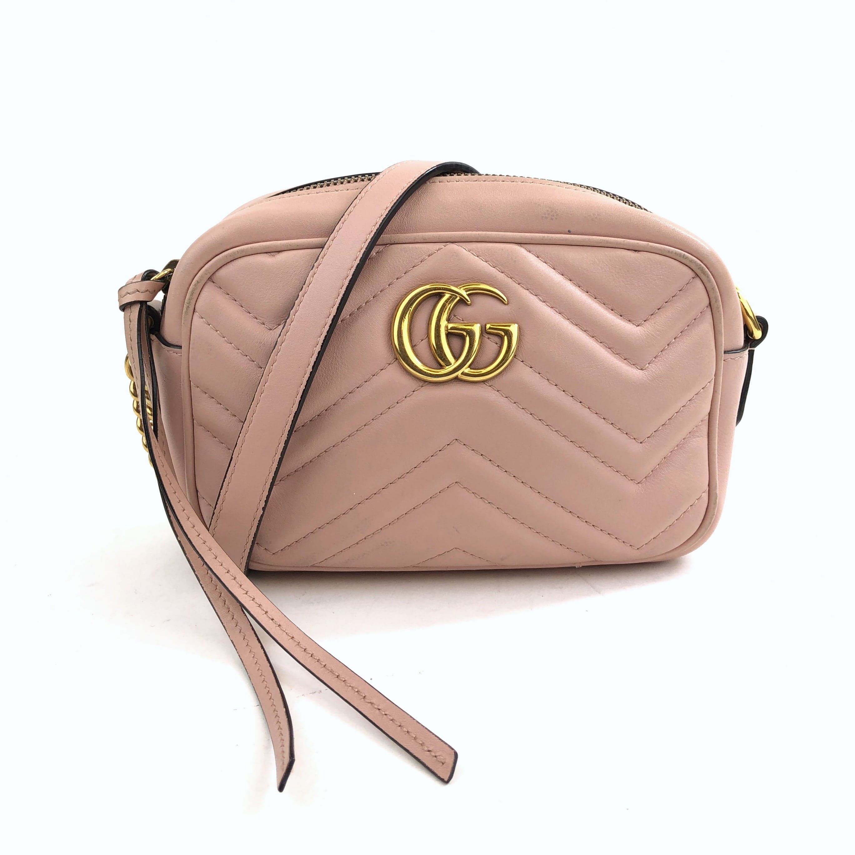 Gucci Pink Mini Gucci Marmont Shoulder Bag PXL2359