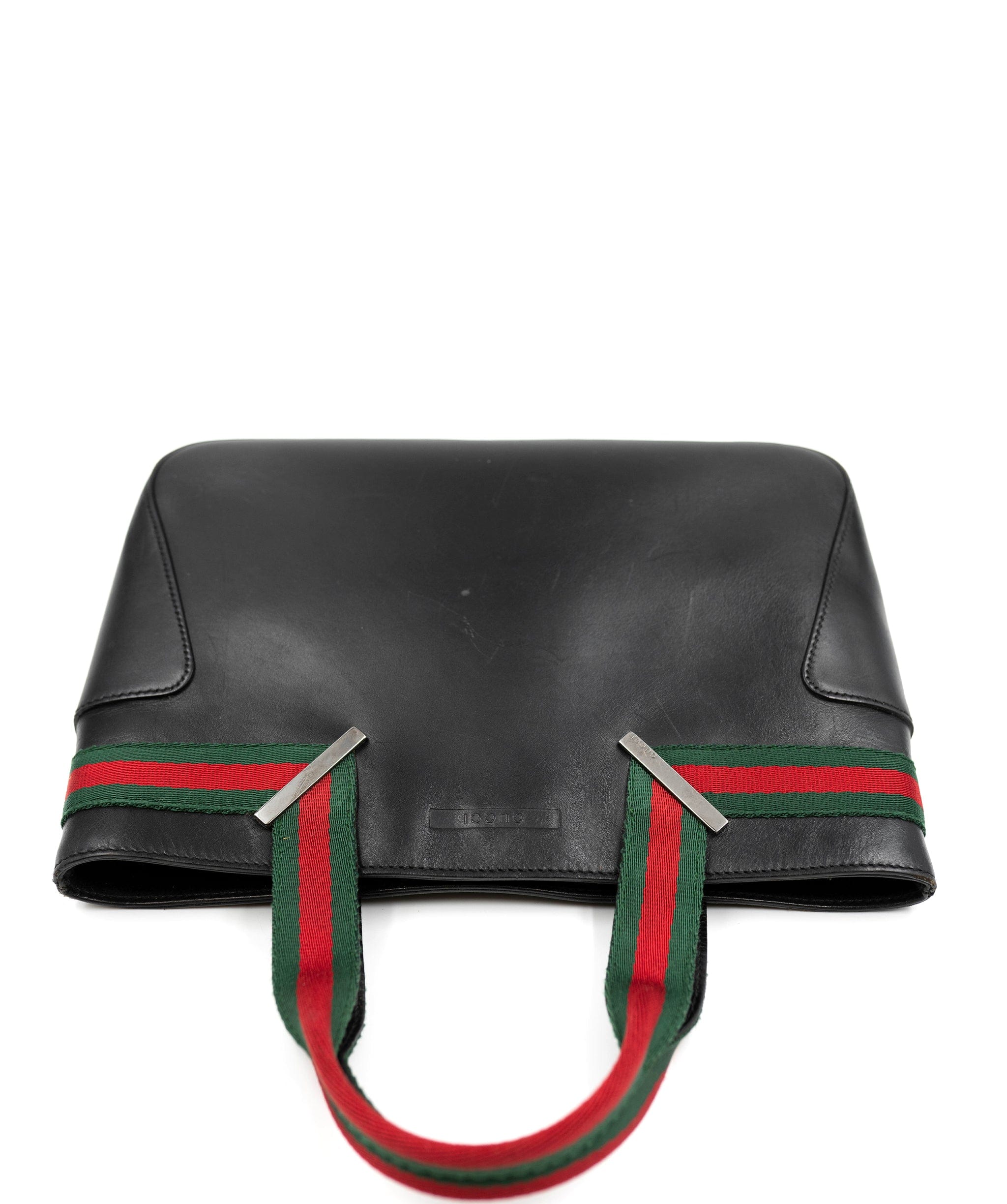 Gucci Vintage Gucci black leather handbag - AGC1376