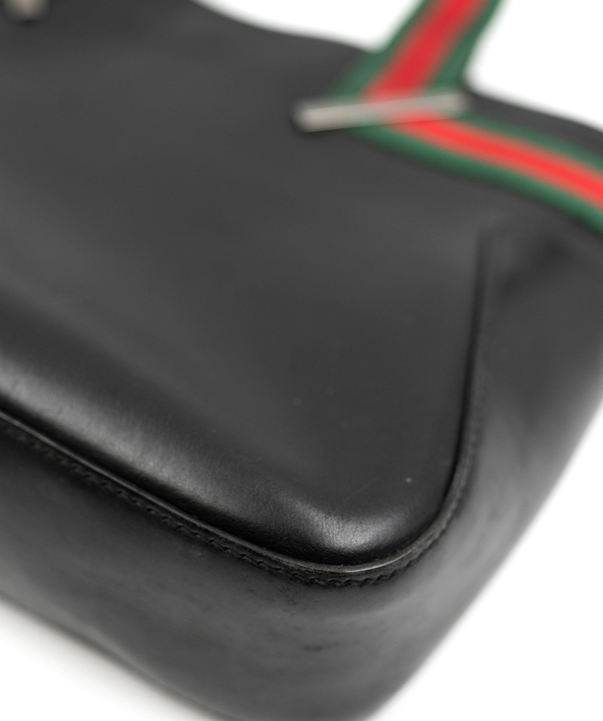 Gucci Vintage Gucci black leather handbag - AGC1376