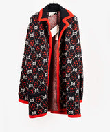 Gucci Gucci Navy Red Knitted Supreme Jacket