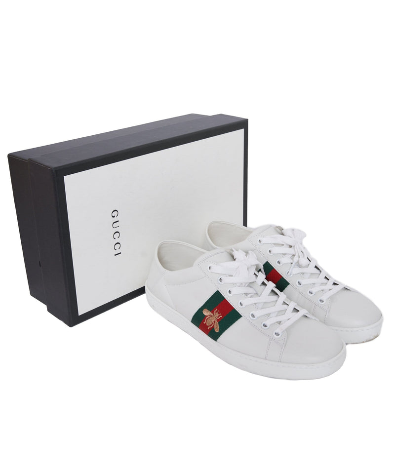 Gucci Gucci White trainers with Bee detail - AGL1216