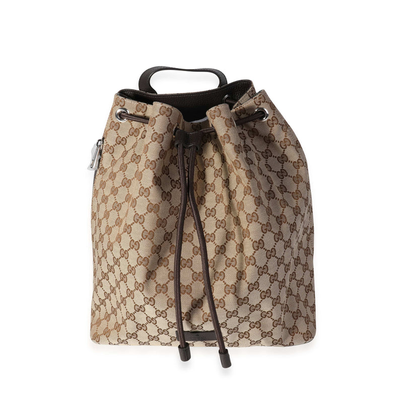Gucci GG Canvas Drawstring Backpack (SHF-USUhpl) – LuxeDH
