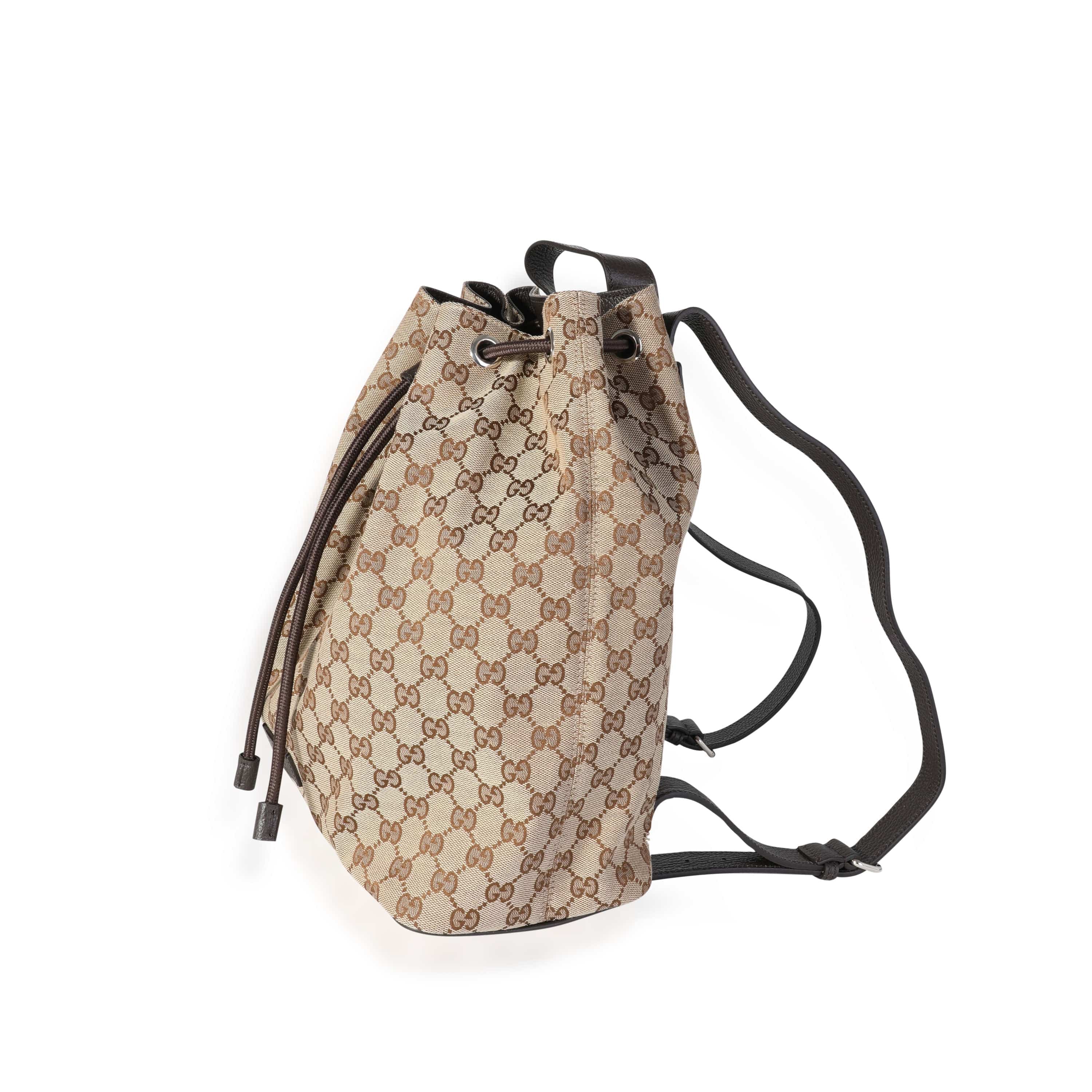 Gucci Gucci GG Canvas Drawstring Backpack