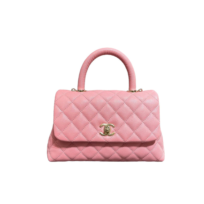 Chanel Coco Handle Pink Caviar LGHW