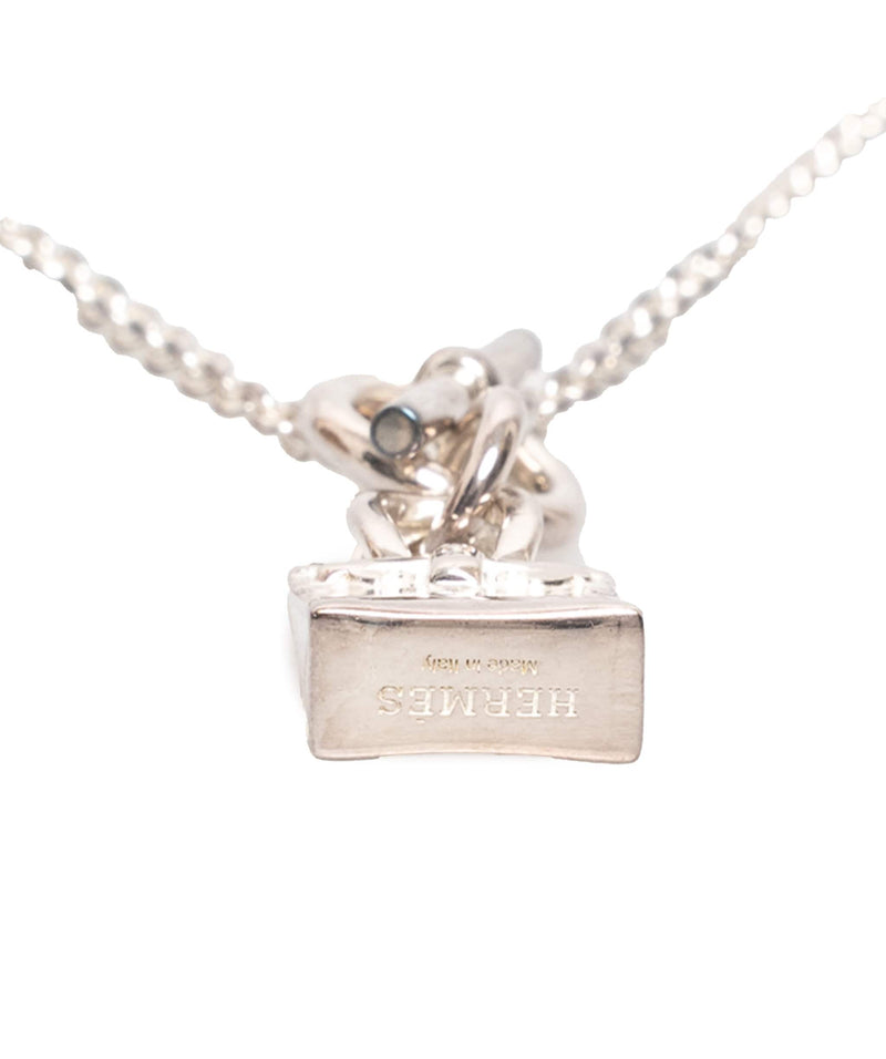 HERMES necklace sterling silver anchor chain - VALOIS VINTAGE PARIS