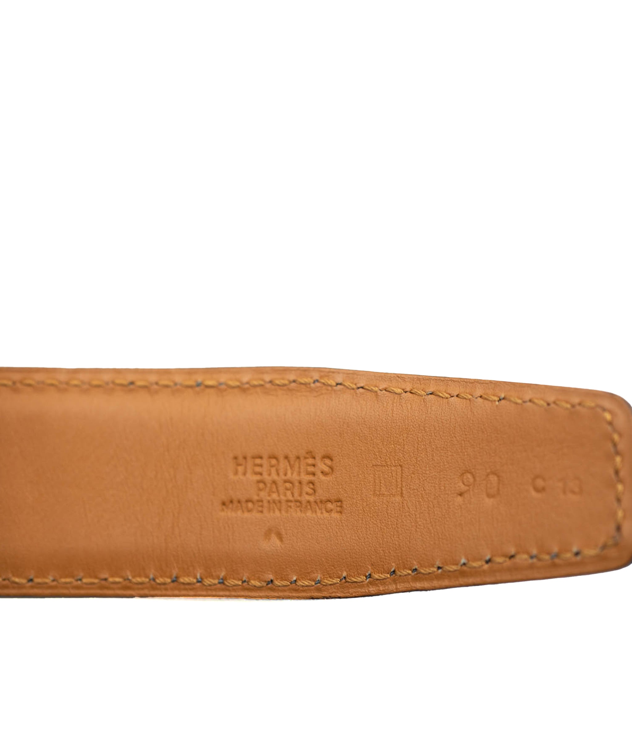 Hermès Hermes Brown Crocodile Belt GHW