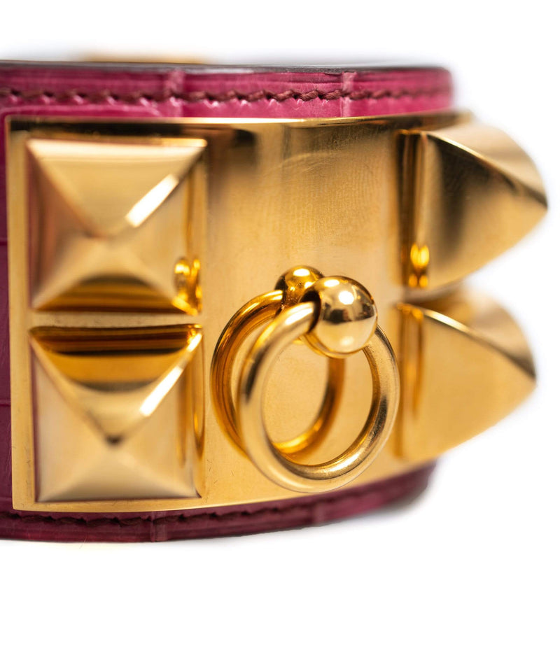 Hermès Hermes CDC Aligator Pink Bracelt - ADL1389