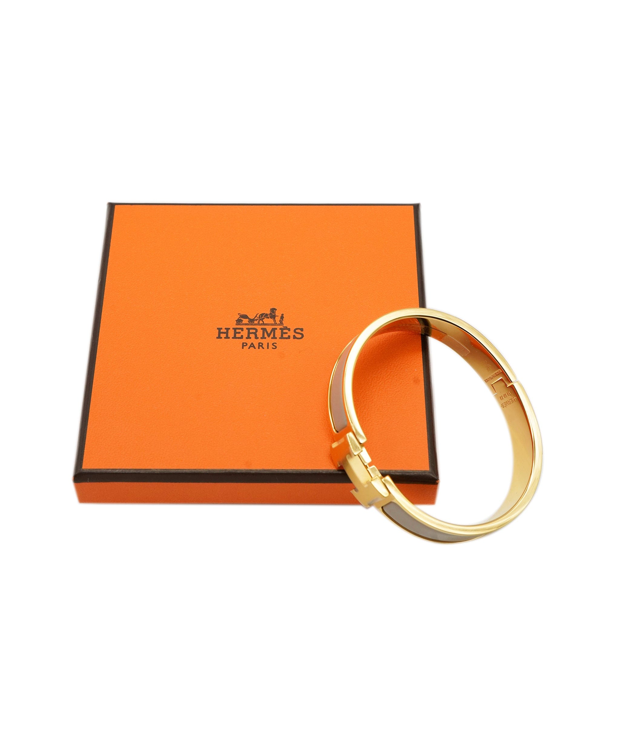 Hermès Hermès Clic Clac Gold GM Marron ASL7124