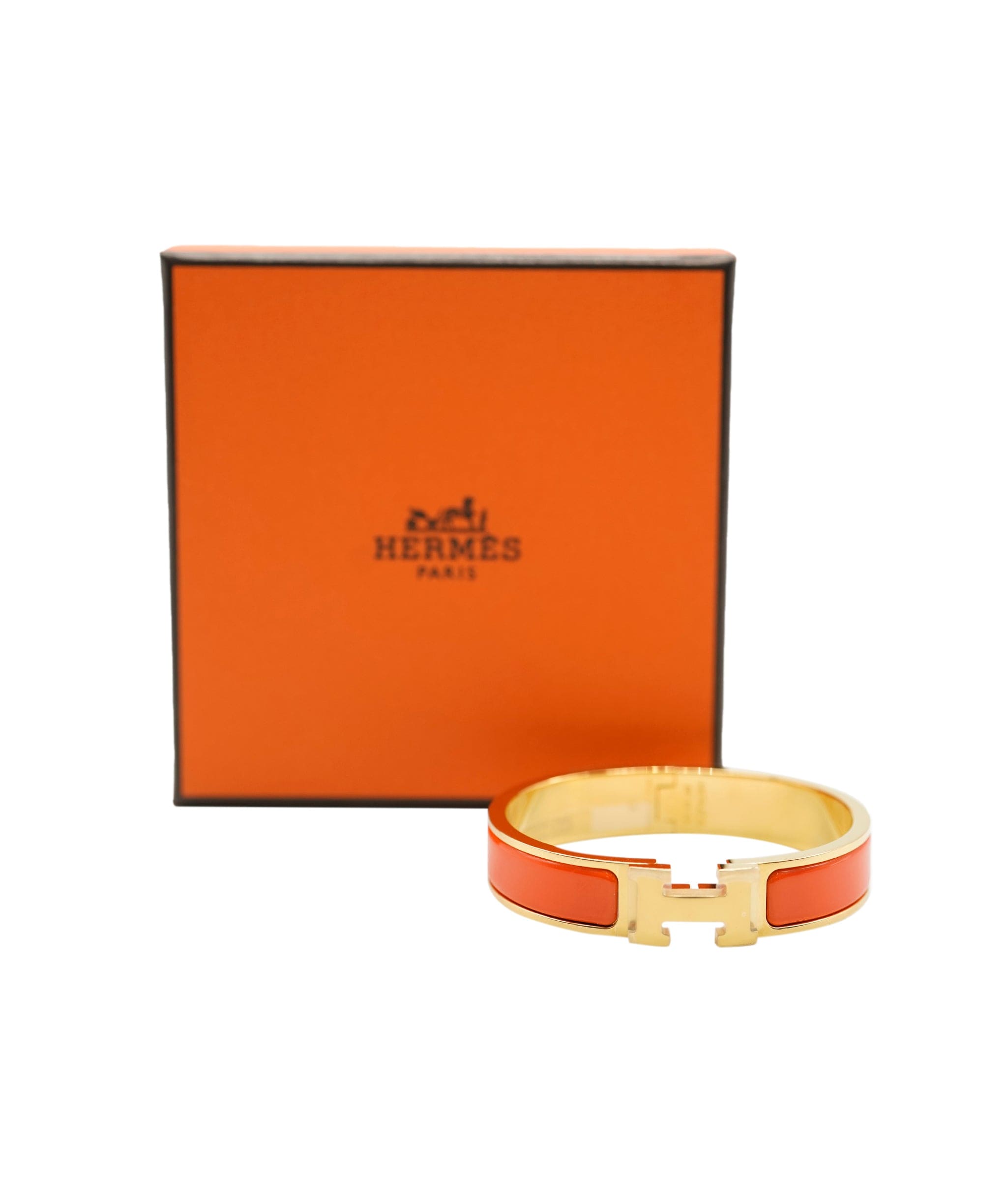 Hermès Hermès Clic Clac Gold PM Orange ASL7100
