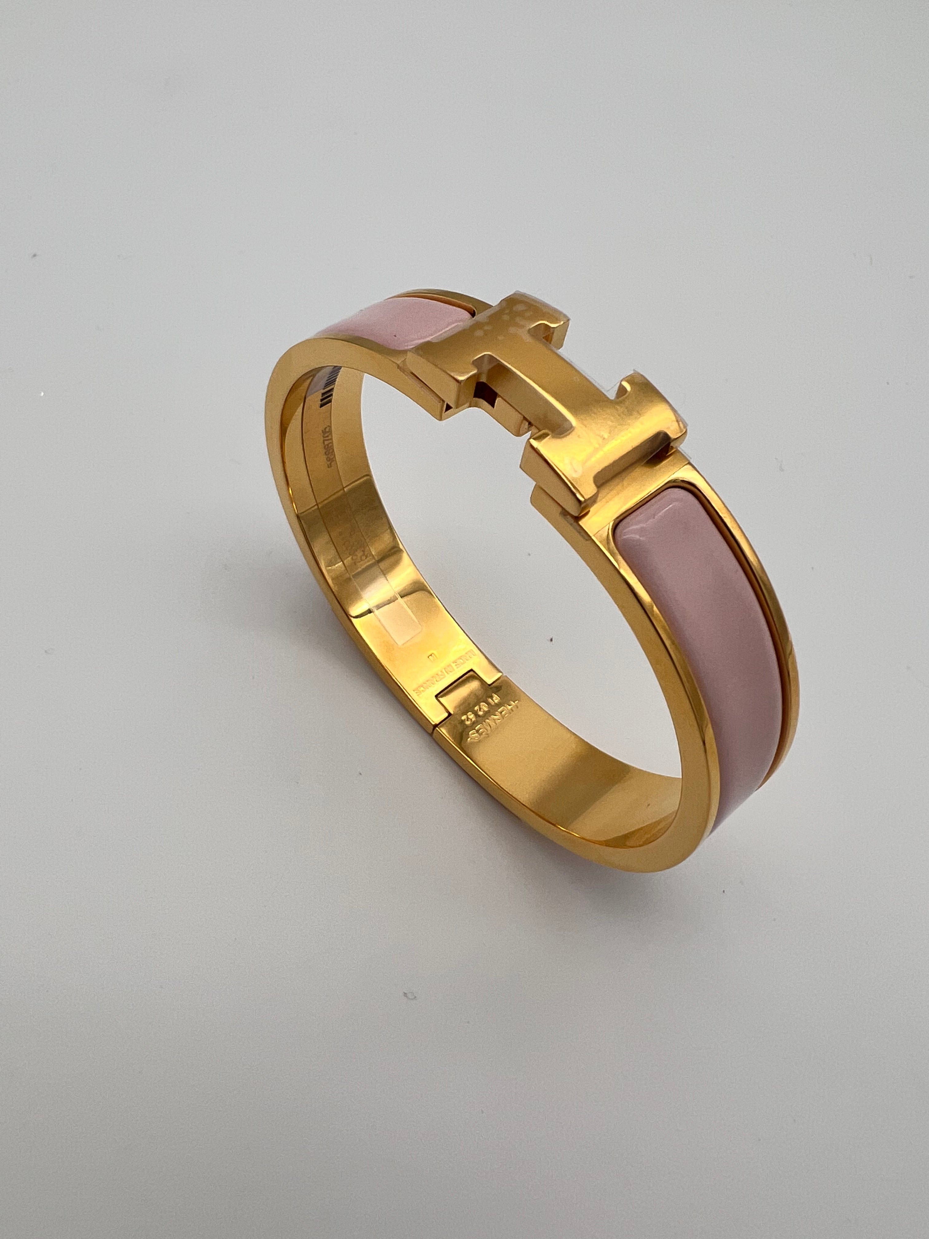 Hermès Hermès Clic Clac Gold PM Rose Candeur ASL7092