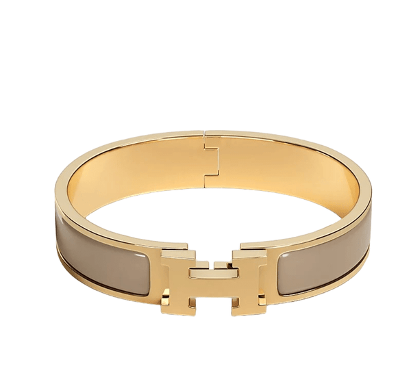 Hermes clic h marron glace Clearance