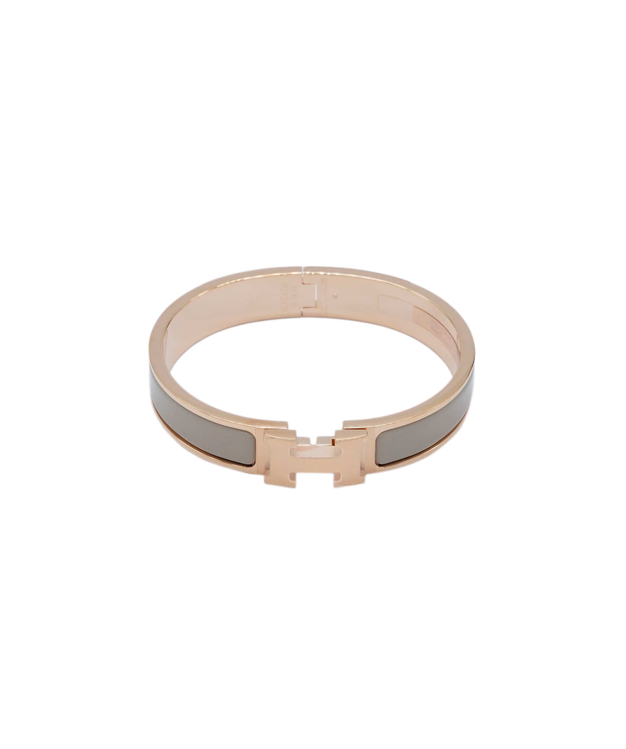 Hermès Hermès Clic Clac Rose Gold PM Marron Glace ASL7086