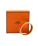 Hermès Hermes Clic H Bracelet PM Rouge Vif GHW ASL6800