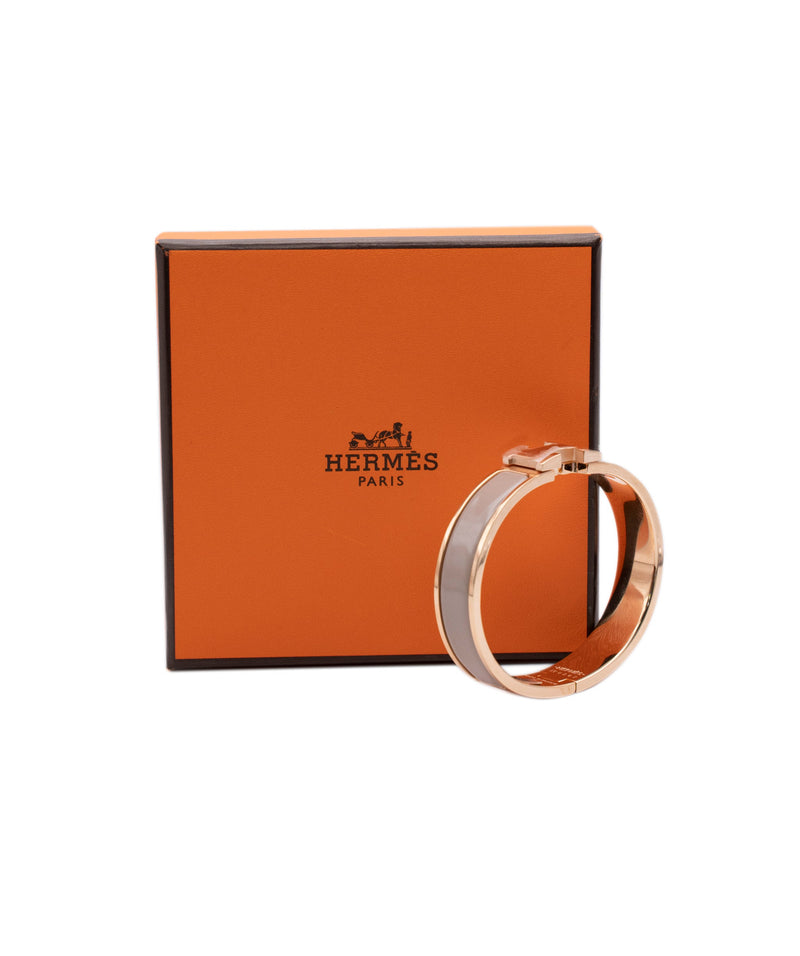 Hermès Hermes Clic H - Marron Glace GHW SKL1456
